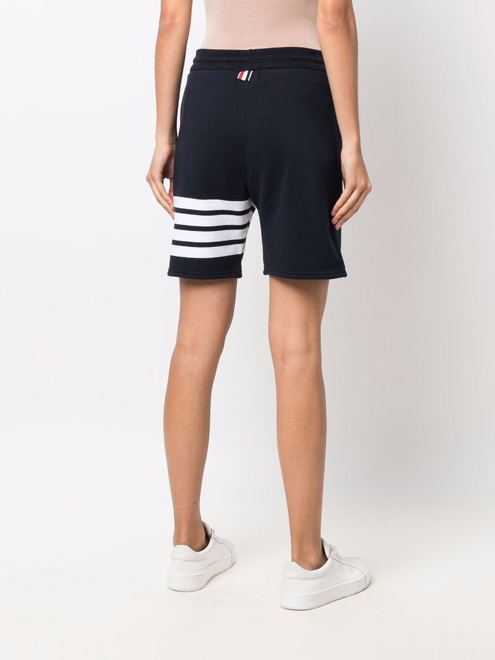 four-bar stripe track shorts-3