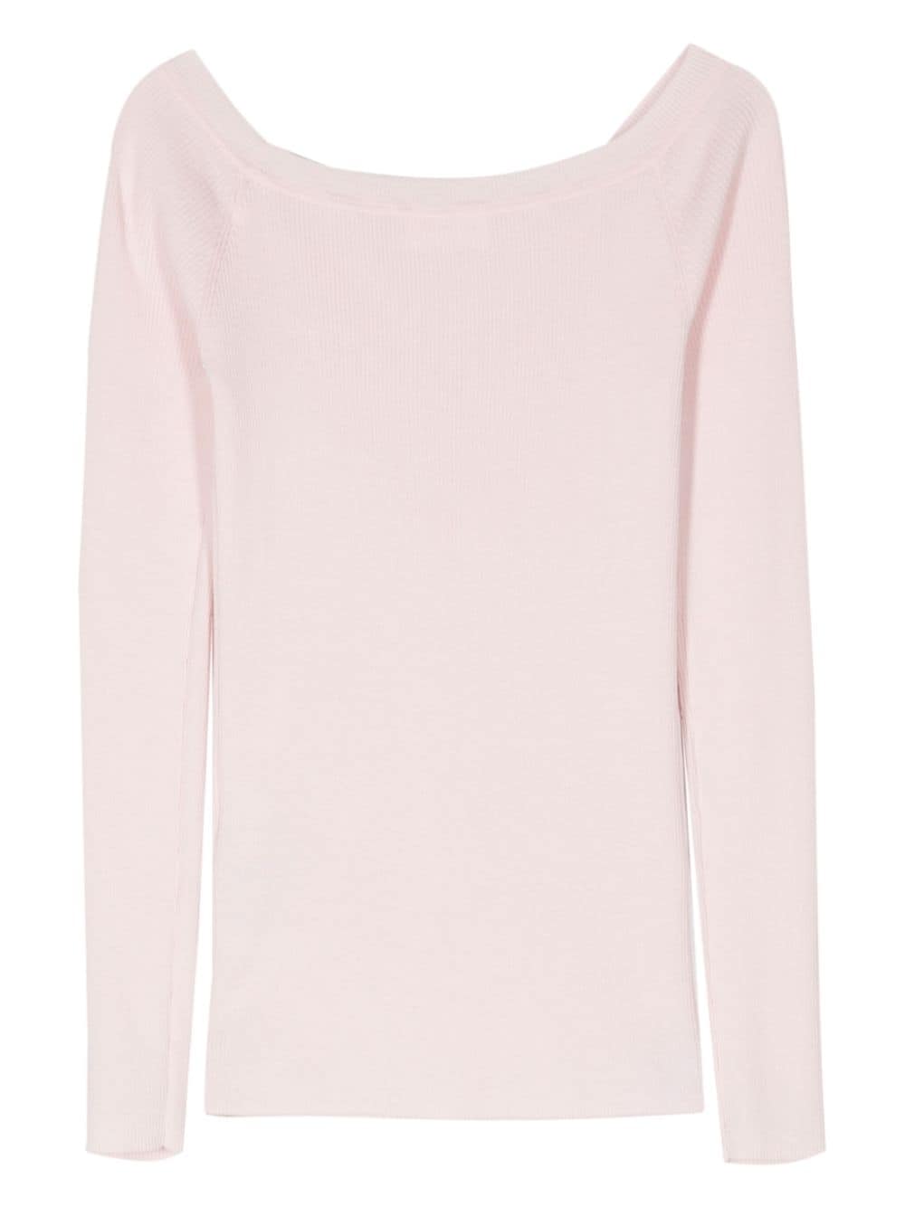 fine-ribbed jumper-9