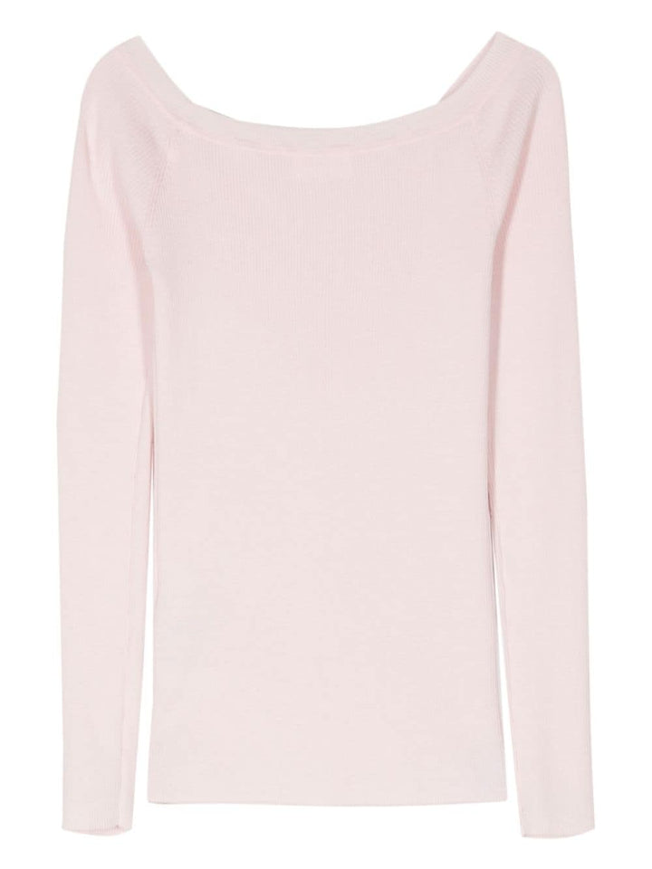 fine-ribbed jumper-9