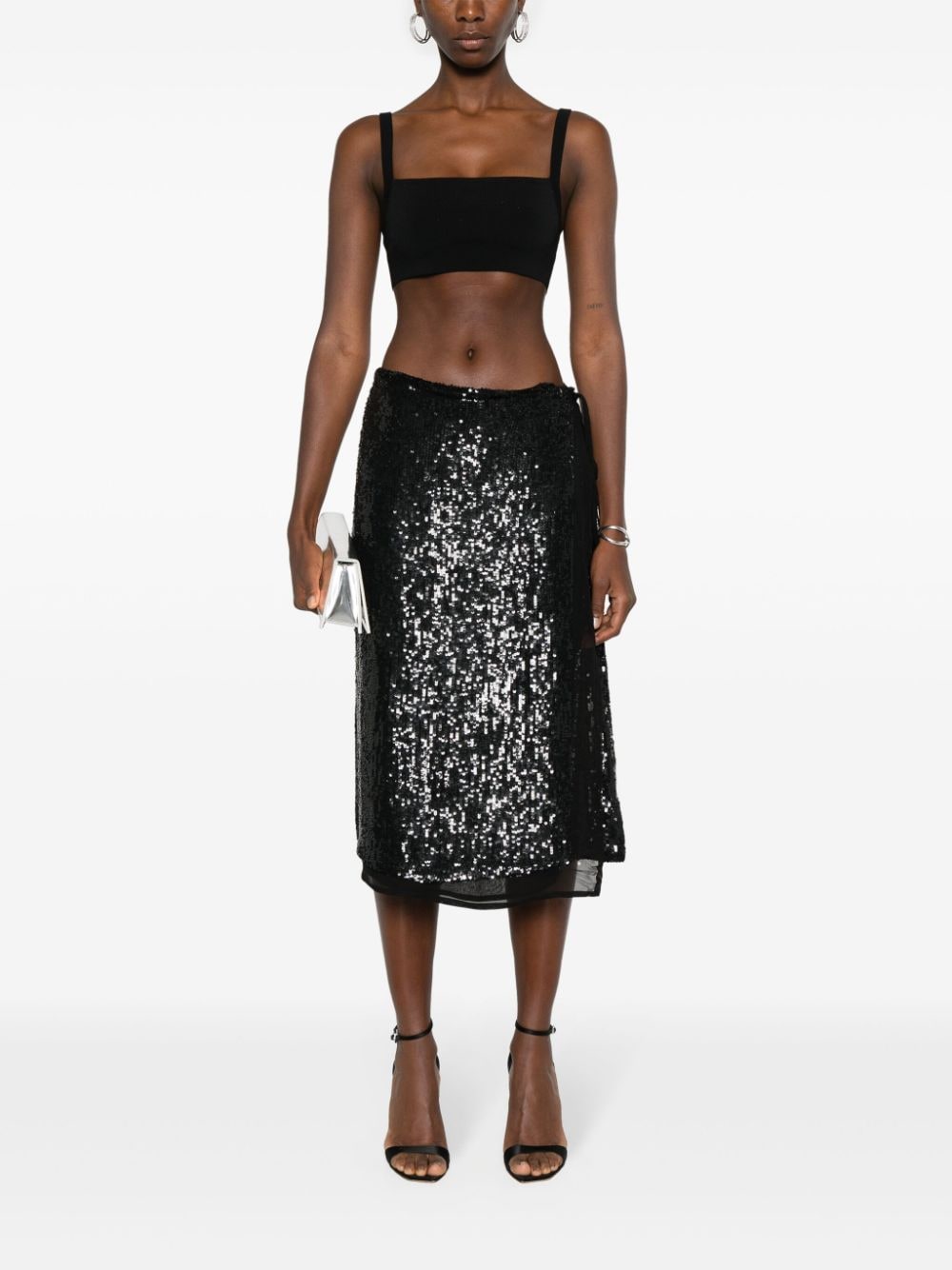 Gabriel sequinned wrap skirt-6
