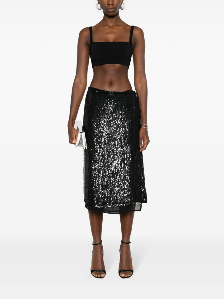 Gabriel sequinned wrap skirt-6