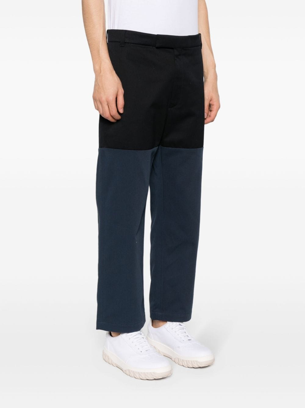 Unconstructed Combo straight-leg trousers-3