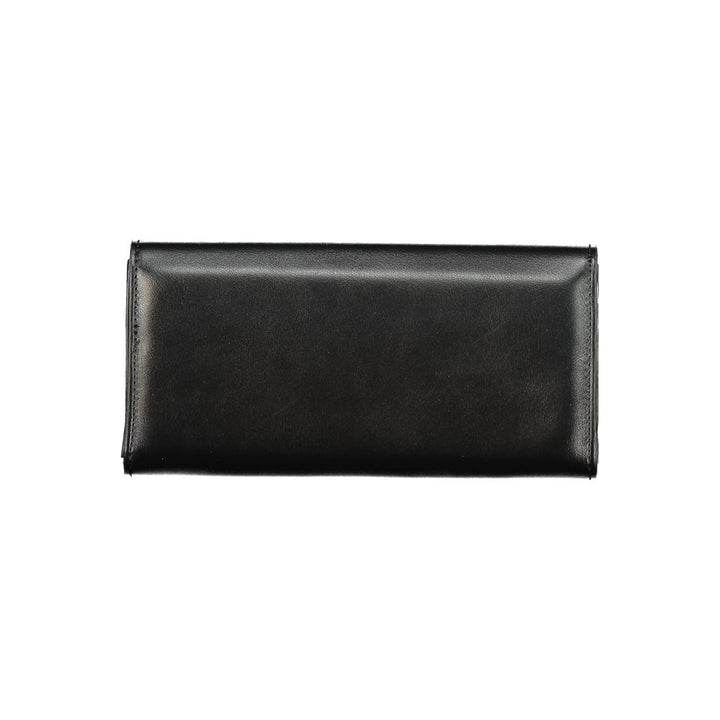 Mario Valentino Black Polyurethane Women Wallet