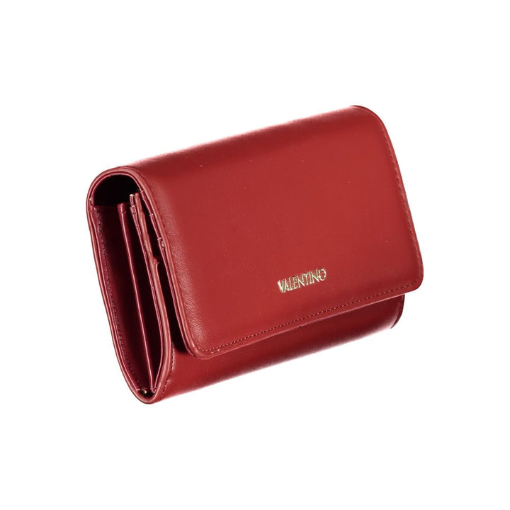 Mario Valentino Red Polyurethane Women Wallet