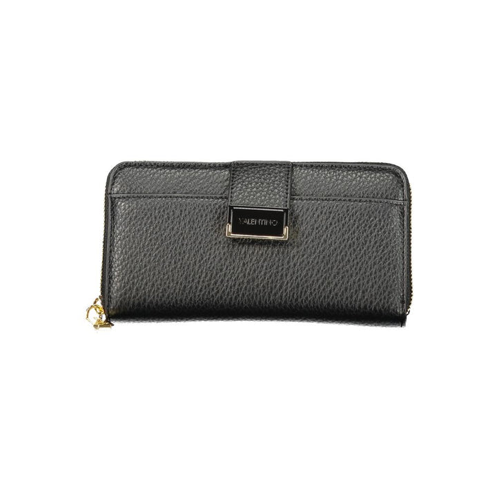 Mario Valentino Black Polyurethane Women Wallet