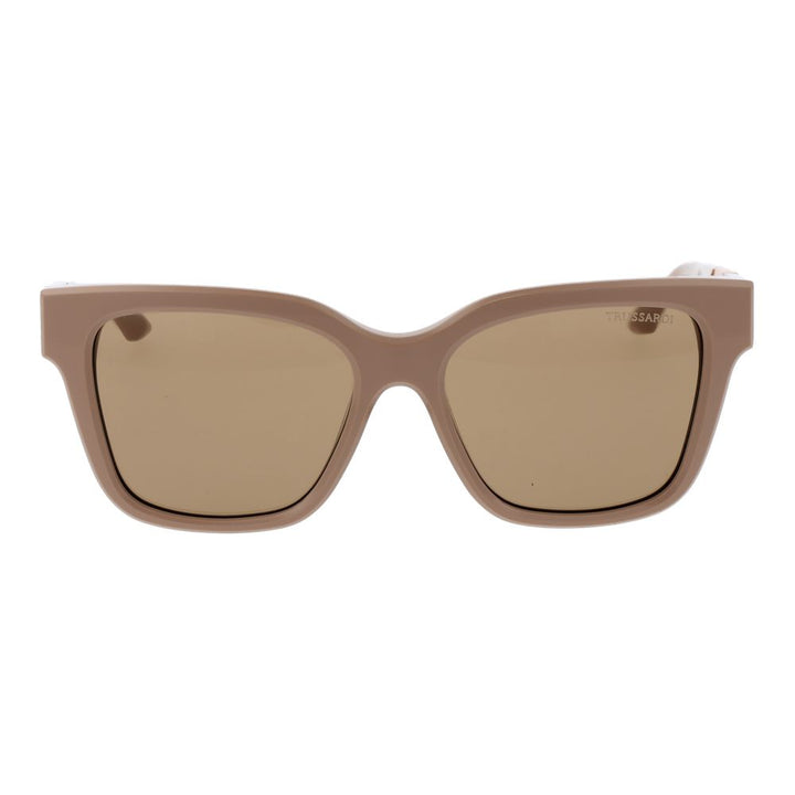 Trussardi Beige Acetate Sunglasses