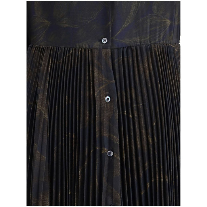 Sara Roka Multicolor Polyester Casual Dress