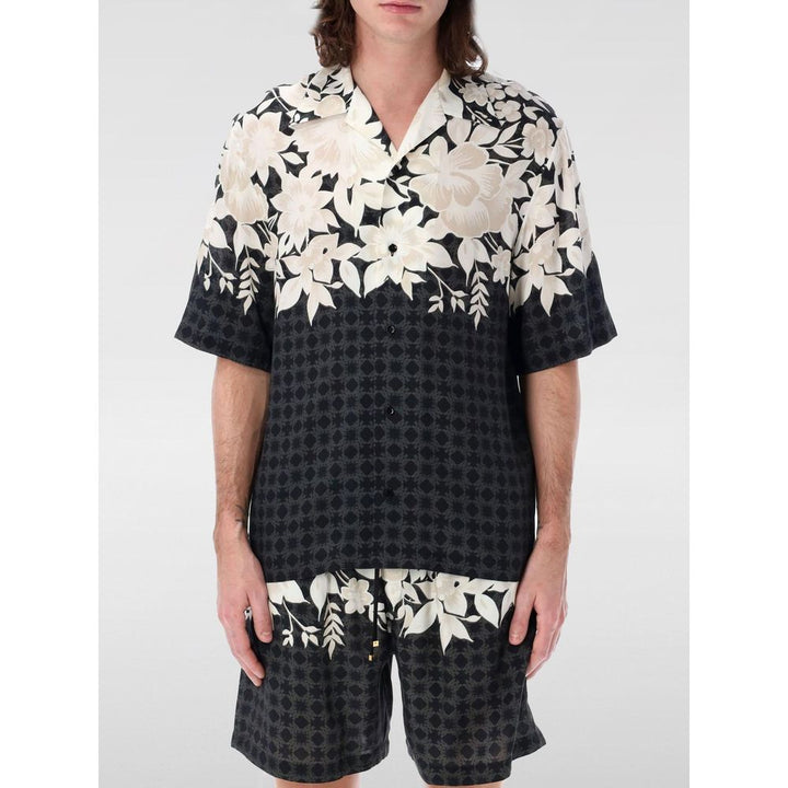 Amiri Black Silk Pattern Shirt