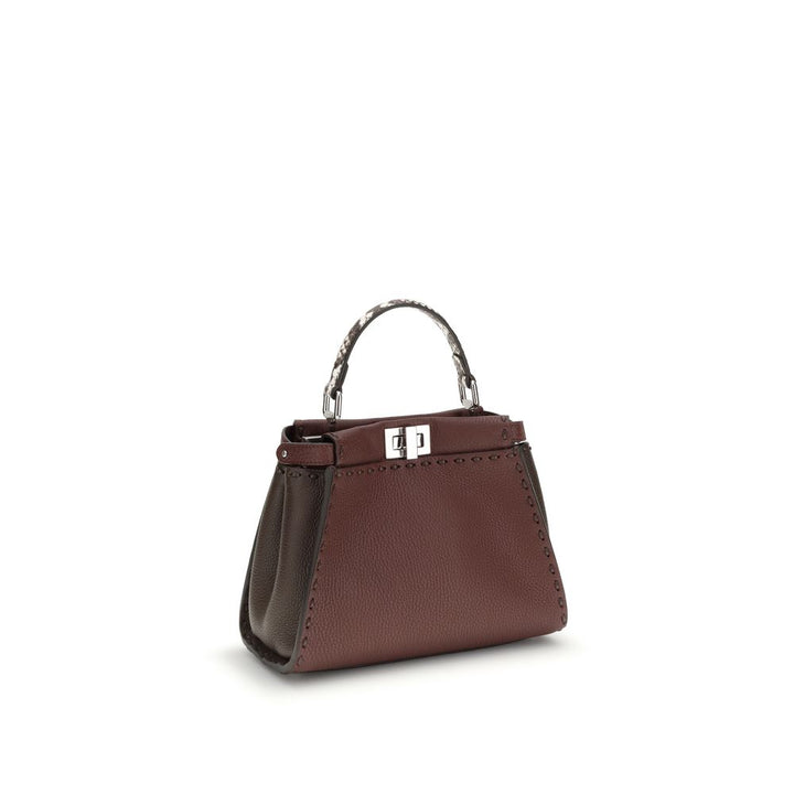Fendi Brown Calf Leather Bos Taurus Shoulder Bag