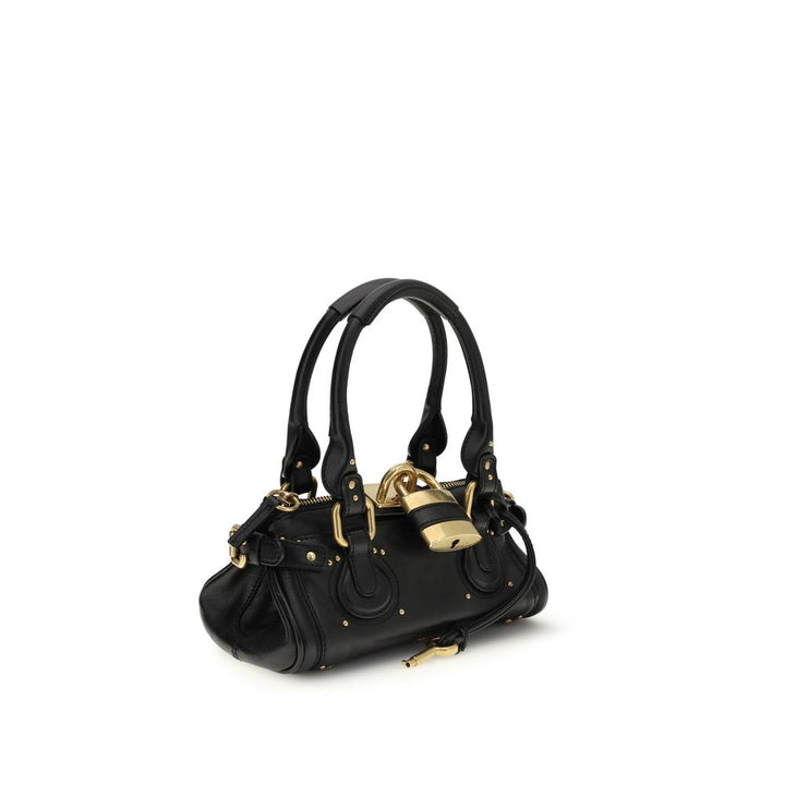 Chloé Black Calf Leather Bos Taurus Shoulder Bag