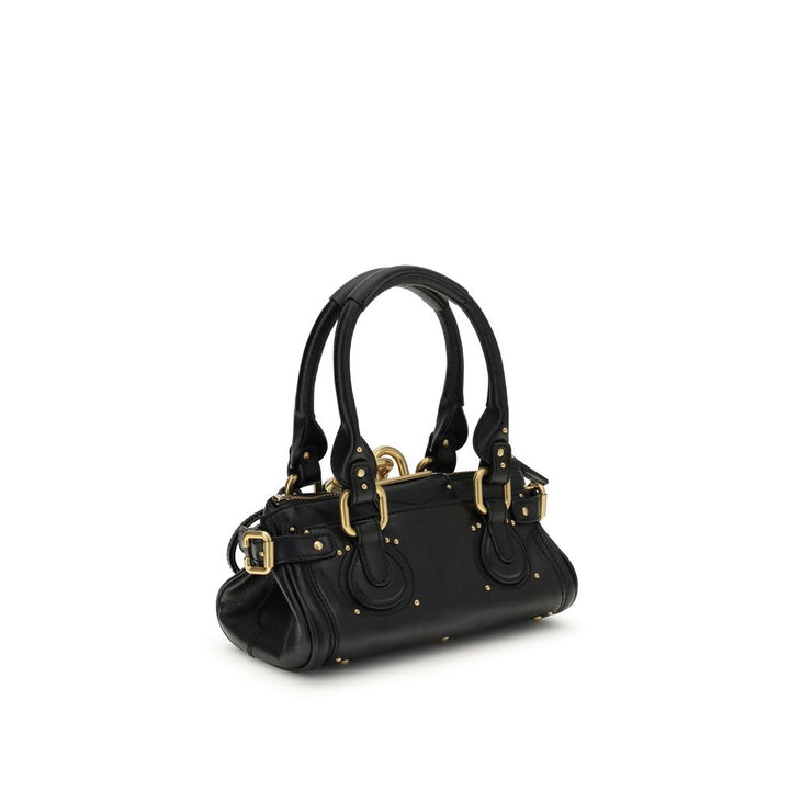 Chloé Black Calf Leather Bos Taurus Shoulder Bag