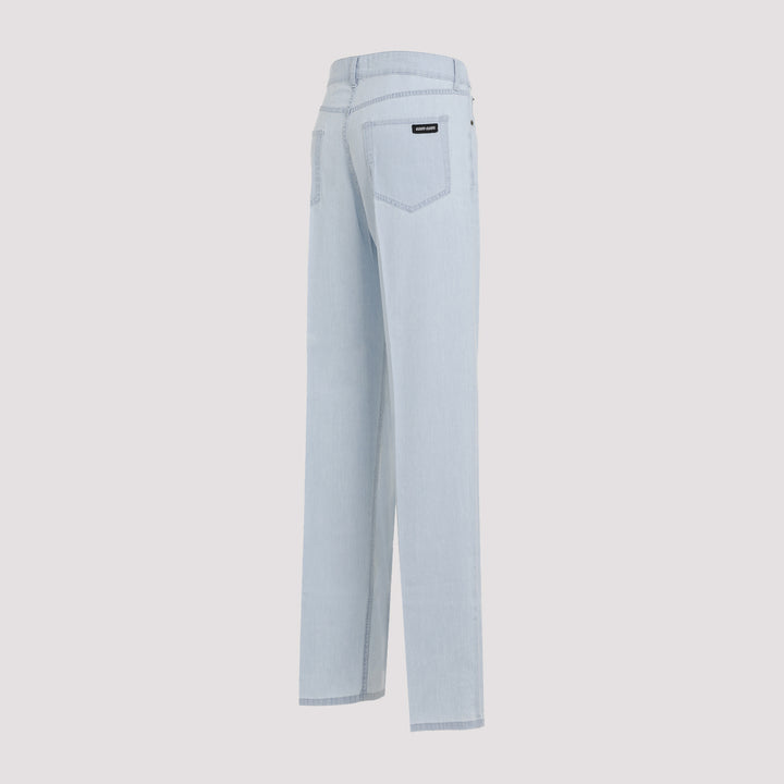 Light Blue Cotton Pants-4