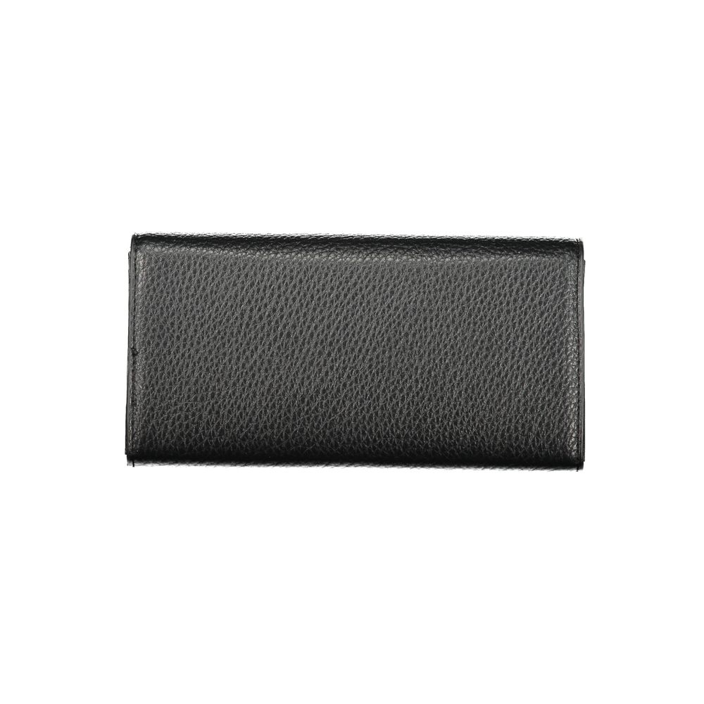 Mario Valentino Black Polyurethane Women Wallet