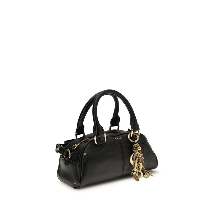 Chloé Black Calf Leather Bos Taurus Shoulder Bag