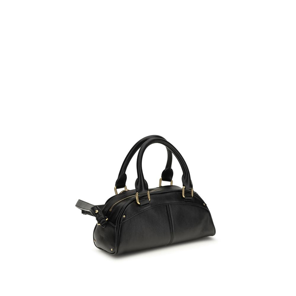 Chloé Black Calf Leather Bos Taurus Shoulder Bag