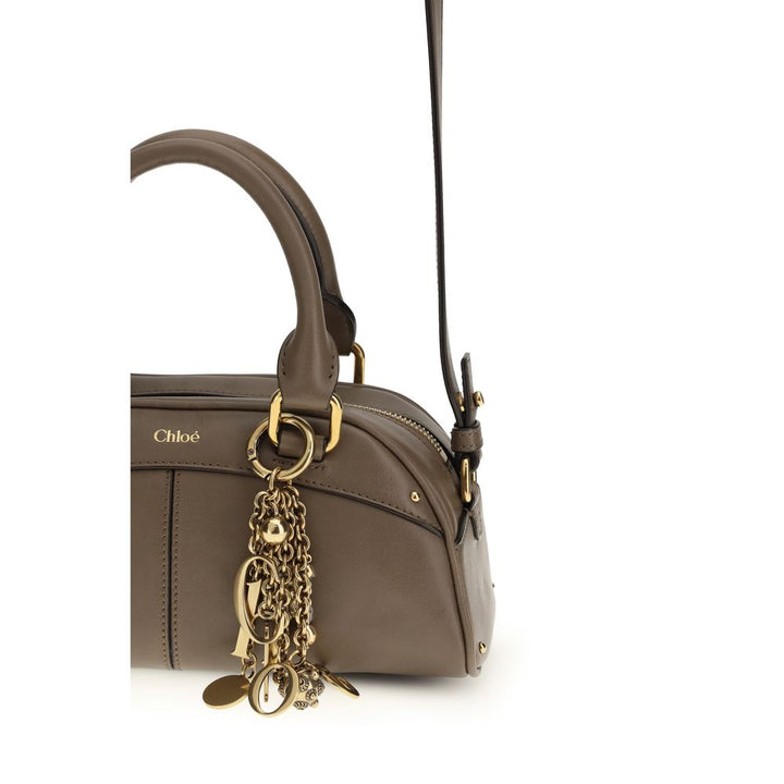 Chloé Gray Calf Leather Bos Taurus Shoulder Bag