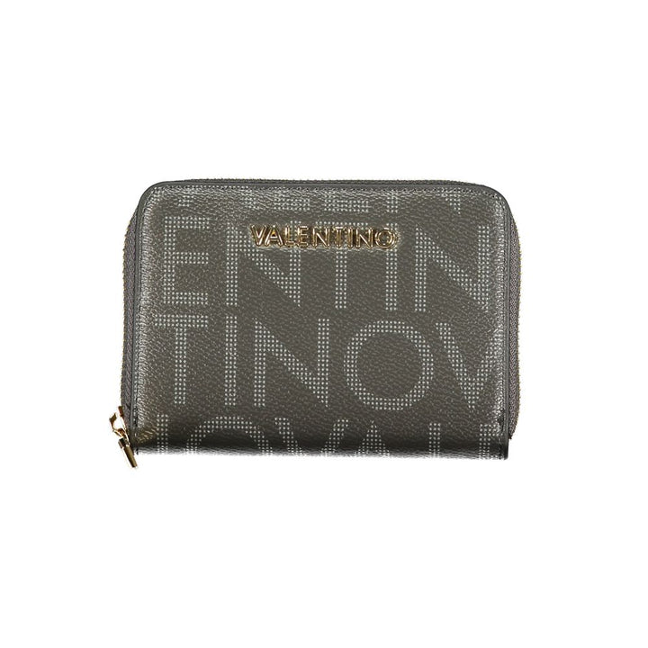 Mario Valentino Black Polyurethane Women Wallet
