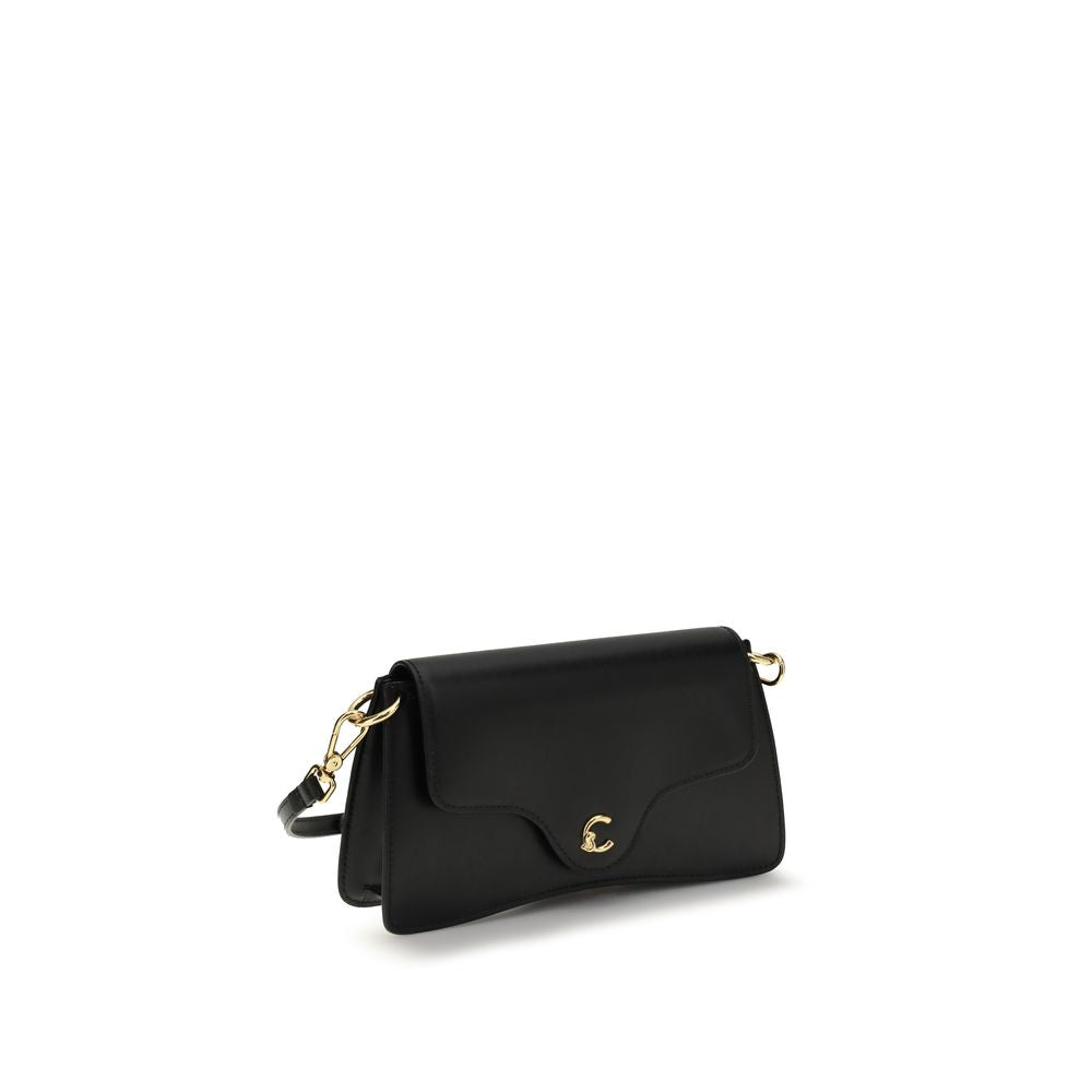 Coccinelle Black Calf Leather Bos Taurus Clutch Bag