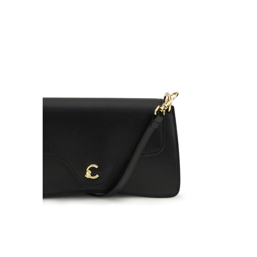 Coccinelle Black Calf Leather Bos Taurus Clutch Bag
