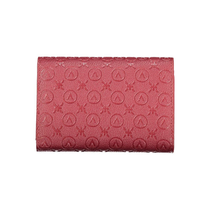 Mario Valentino Rosso Polyurethane Women Wallet
