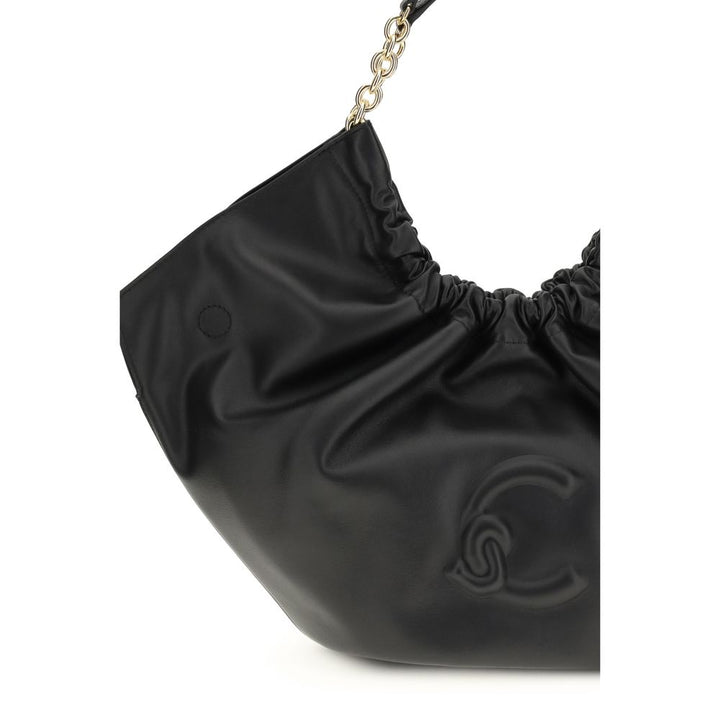 Coccinelle Black Calf Leather Bos Taurus Shoulder Bag