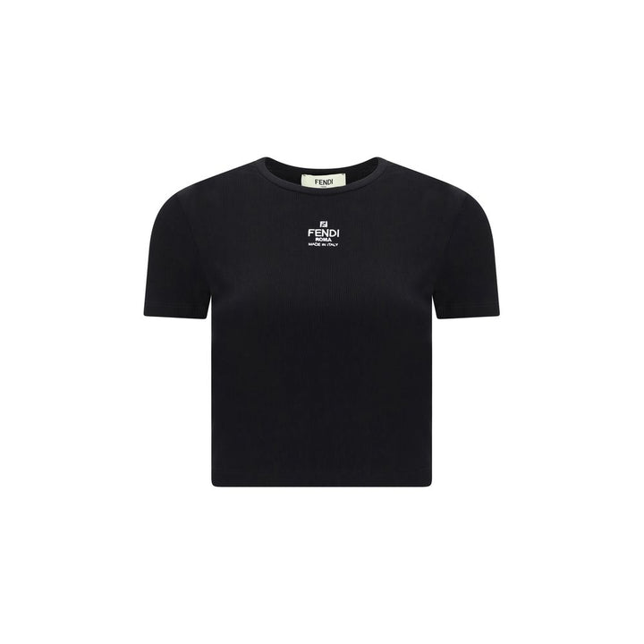 Fendi Black Cotton Top