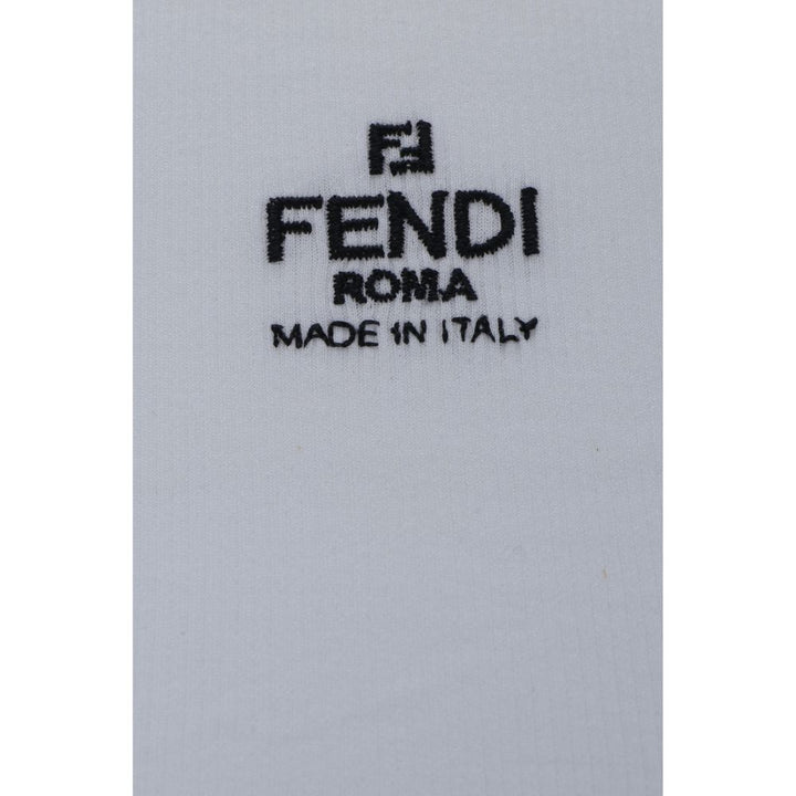 Fendi White Cotton Top