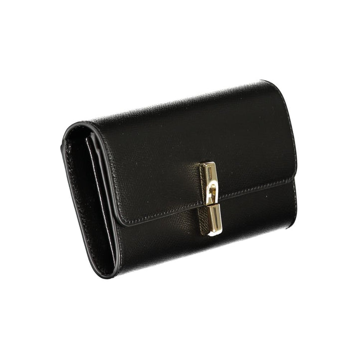 Furla Black Leather Women Wallet