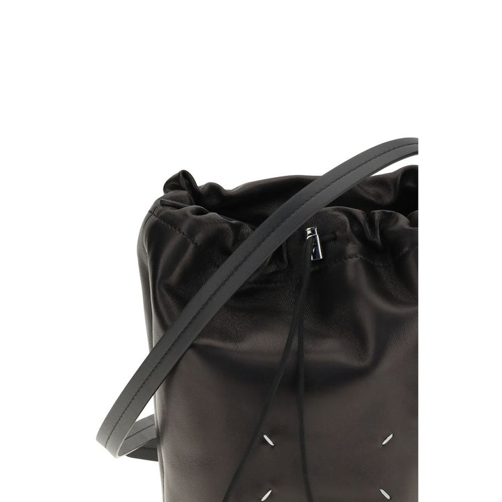 Margiela Black Calf Leather Bos Taurus Shoulder Bag
