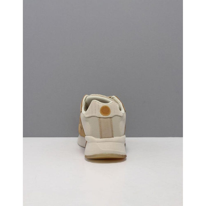 Scotch & Soda Beige Nylon Low Top Sneakers