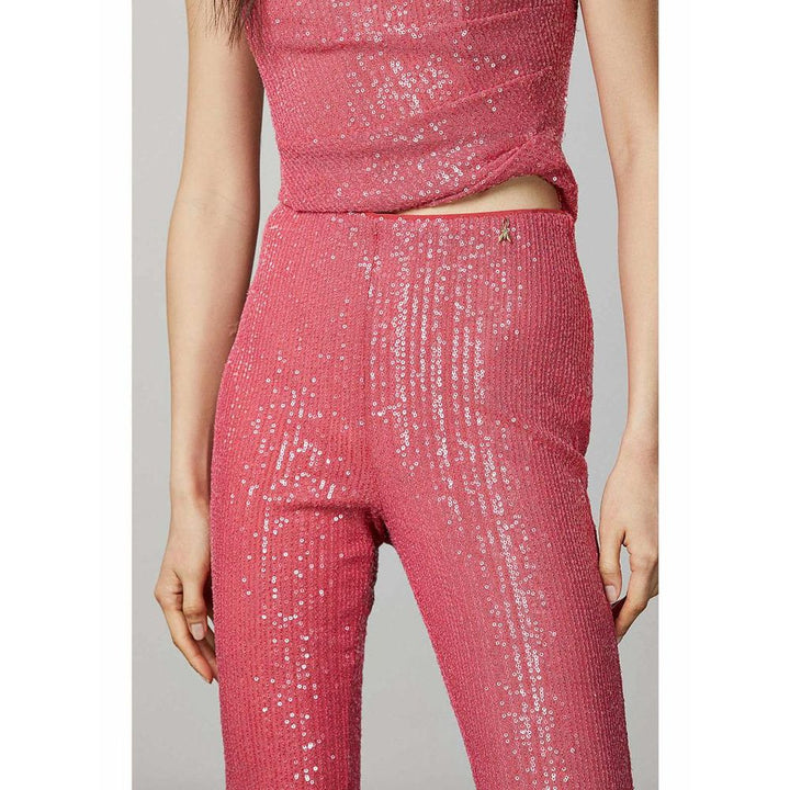 Patrizia Pepe Red Polyester Casual Pants