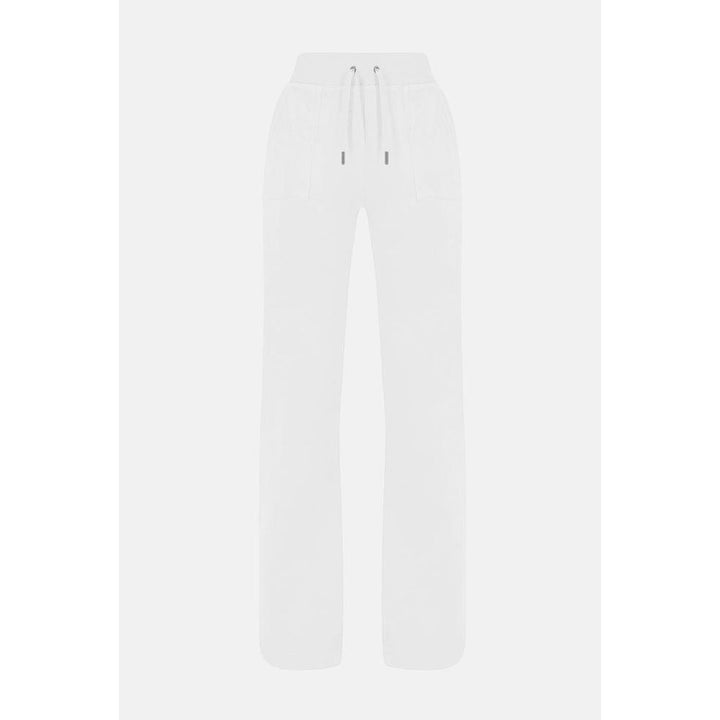 Juicy Couture White Polyester Casual Pants