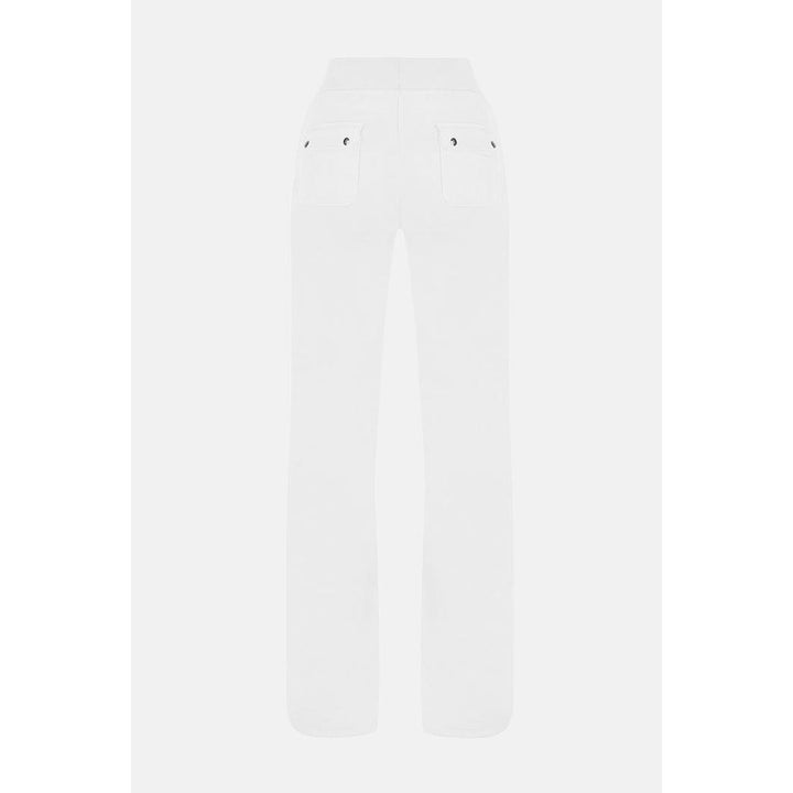 Juicy Couture White Polyester Casual Pants