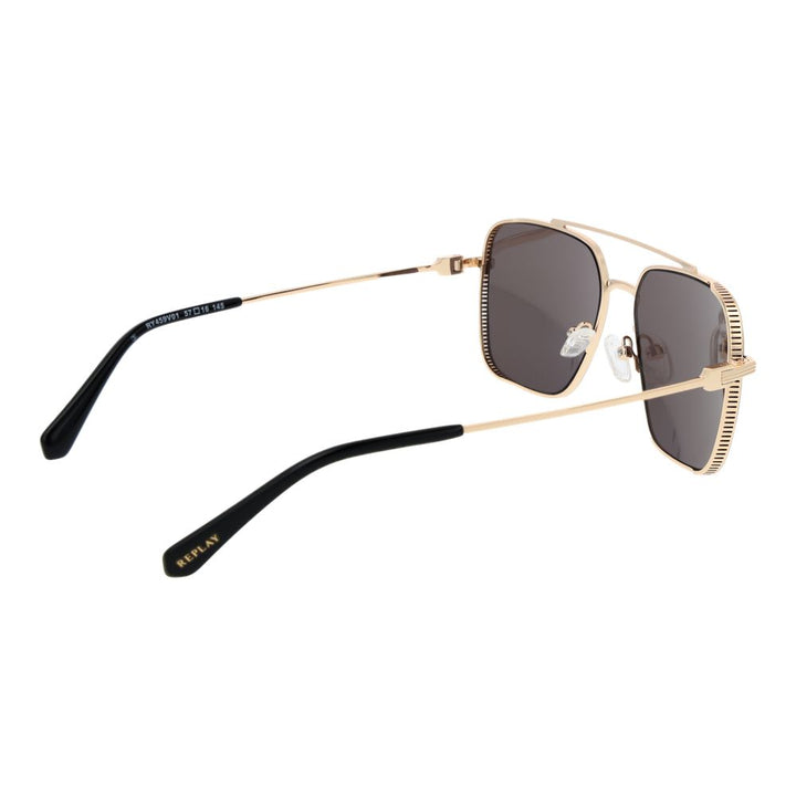 Replay Gold Metal Sunglasses