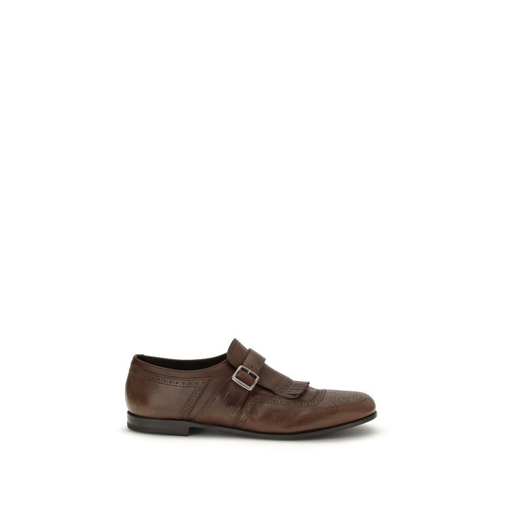 Church's Brown Calf Leather Bos Taurus Slip-On Loafers