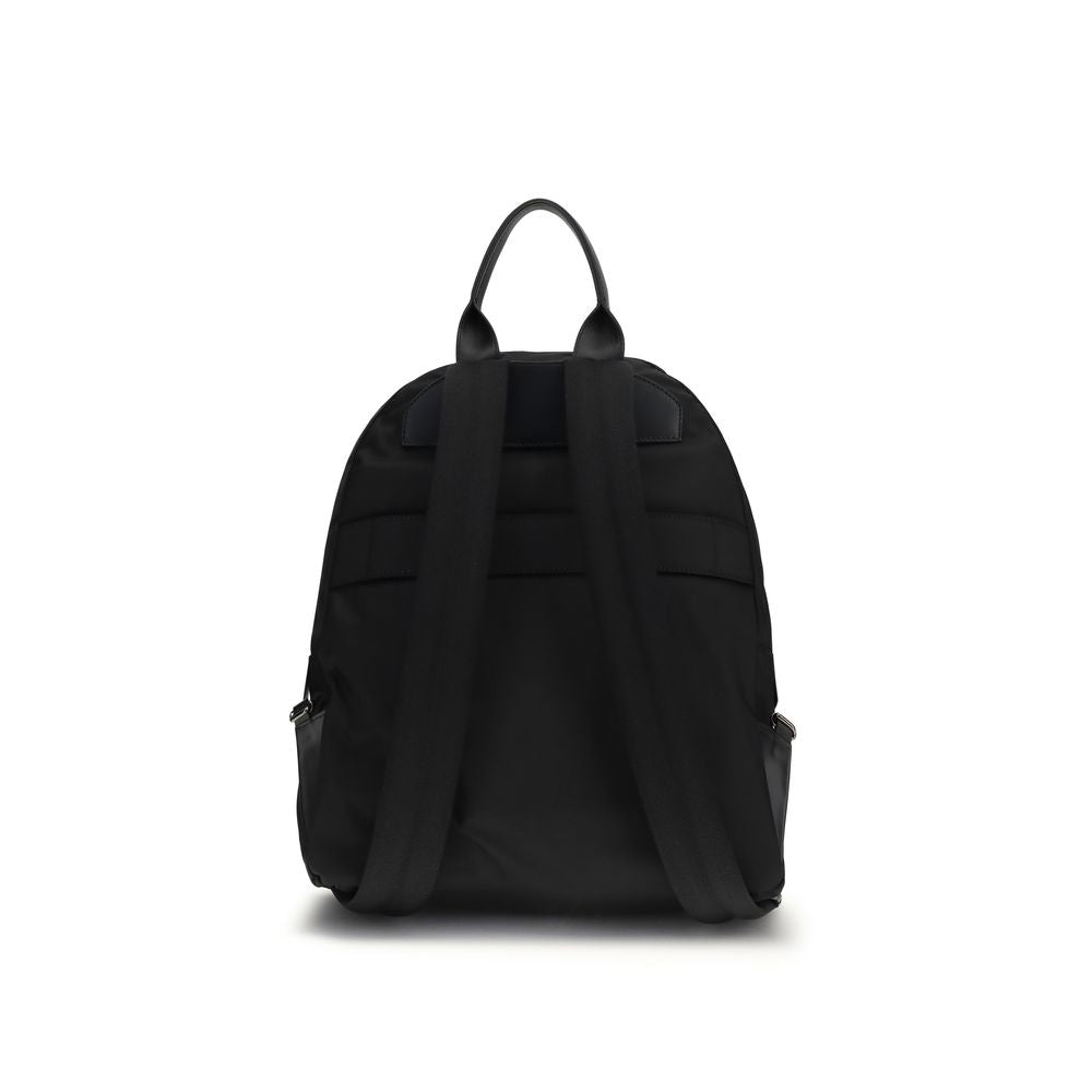 Kiton Black Nylon Backpack
