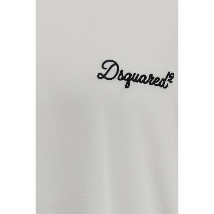 Dsquared² White Cotton T-Shirt