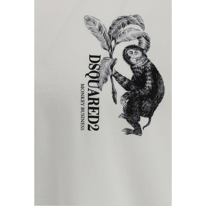 Dsquared² White Cotton T-Shirt