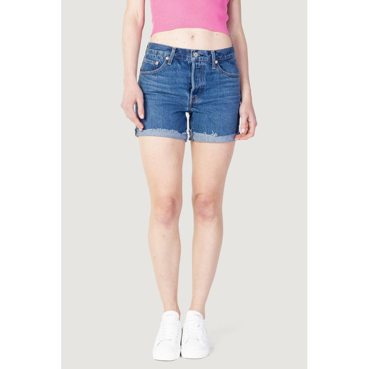 Levi's Blue Cotton Shorts