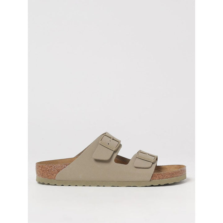 Birkenstock Brown Suede Leather Flat Sandals
