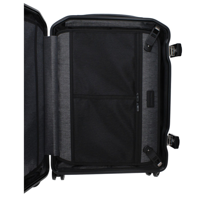 Piquadro Black Polycarbonate Luggage And Travel