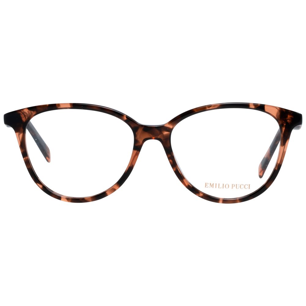 Emilio Pucci Brown Plastic Glasses (Frames)