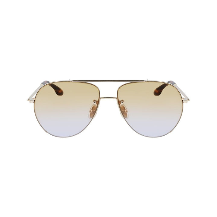Victoria Beckham Gold Metal Sunglasses