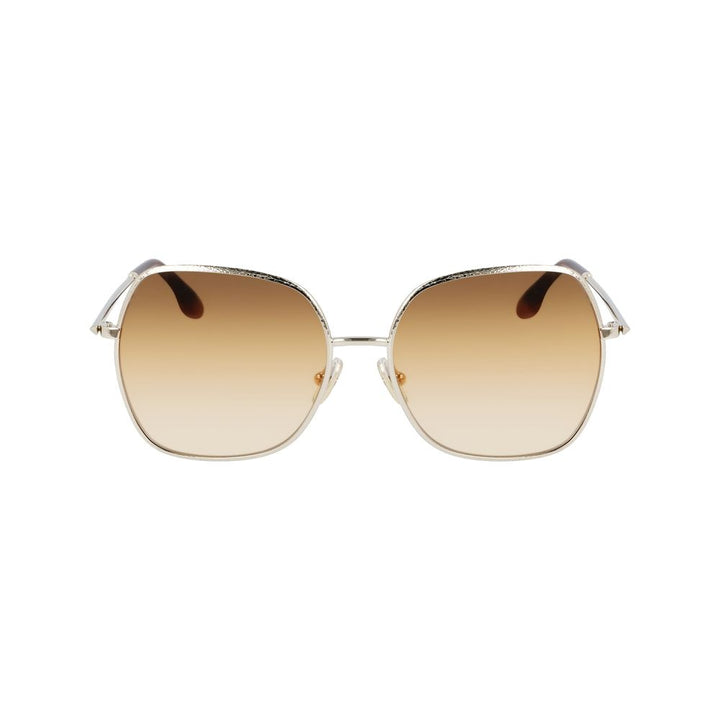 Victoria Beckham Gold Metal Sunglasses