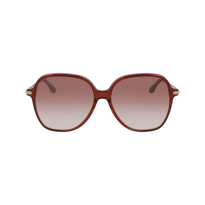 Victoria Beckham Bordeaux Acetate Sunglasses