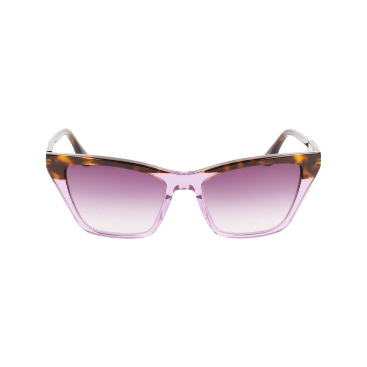 Victoria Beckham Brown Acetate Sunglasses