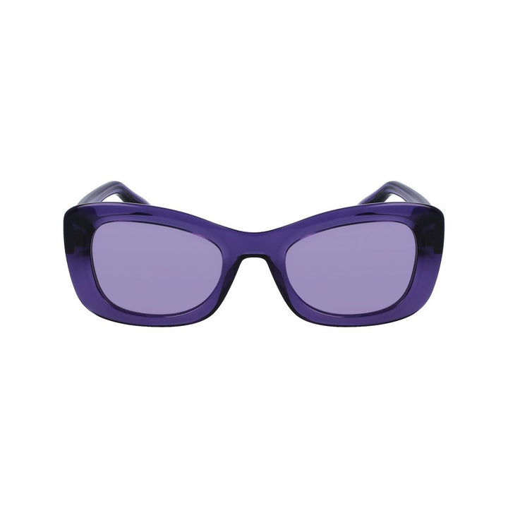 Victoria Beckham Gray Acetate Sunglasses