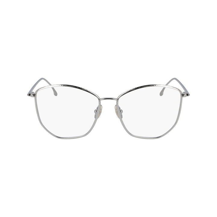 Victoria Beckham Gray Metal Glasses (Frames)