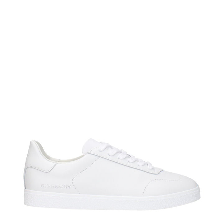 Givenchy White Leather Low Top Sneakers