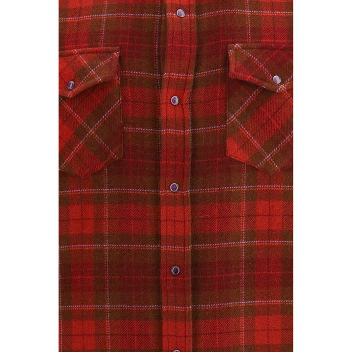 God's True Cashmere Multicolor Cashmere Pattern Shirt